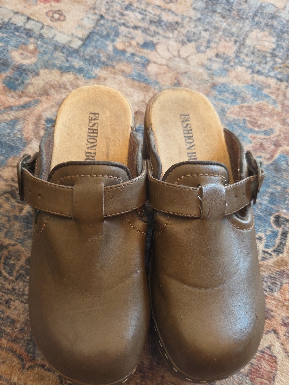 Fashion Bug Brown Slip-On Clog for Women